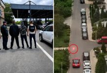 Photo of video | Cei doi străini care au lansat focuri de artificii din mașină într-o curte din Chișinău au fost expulzați din R. Moldova