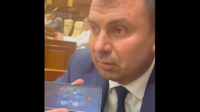 Photo of video | Costiuc, sunat de escroci chiar în timpul ședinței plenare a parlamentului. Deputatul a chemat poliția