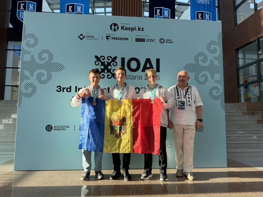 Photo of Argint și bronz pentru R. Moldova la Olimpiada Internațională de Inteligență Artificială