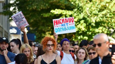 Photo of video | „Nu mai credem în poliție și justiție”. Protest la MAI după crima de la Măgdăcești: femeile cer declararea stării de urgență