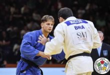 Photo of Mihail Latîșev, pe podium la Budapesta. Judocanul moldovean a cucerit bronzul