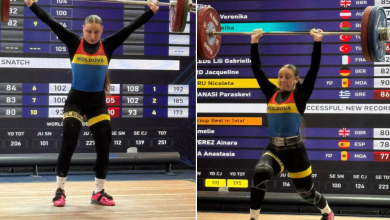Photo of Trei medalii și trei recorduri europene într-o singură zi! Moldoveanca Nicoleta Cojocaru a devenit vicecampioană europeană la haltere